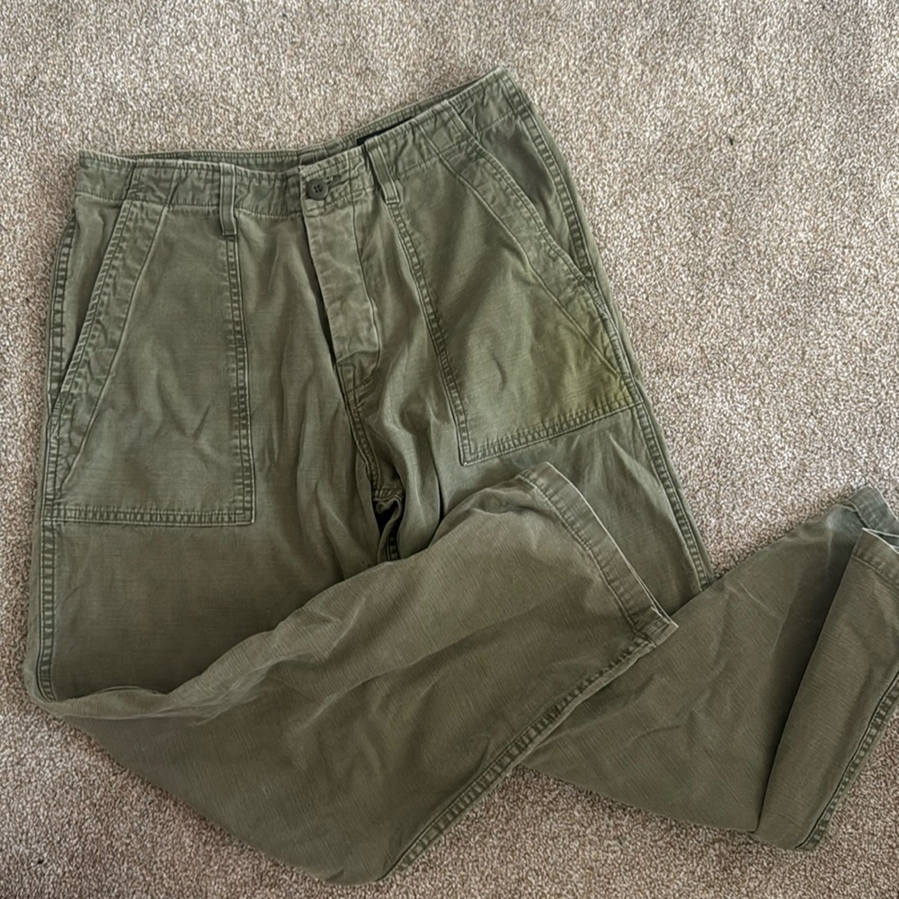 Imogene + Willie Blake Military Trouser Pants in Olive size M